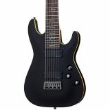 Schecter Guitar Research Demon-8 8-String Electric Guitar Satin Black