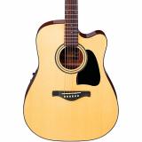 Ibanez Artwood Series AW50ECE Solid Top Dreadnought Acoustic-Electric Guitar