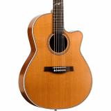 Seagull Artist Mosaic Cutaway Folk Acoustic Electric Guitar Natural