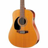 Seagull Coastline Series S12 Left-Handed 12-String QI Dreadnought Acoustic-Electric Guitar Natural
