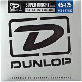 Dunlop Super Bright Nickel Medium 5-String Bass Guitar Strings