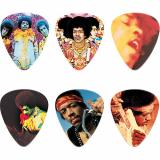 Dunlop Jimi Hendrix Montage Pick Tin with 6 Heavy Picks