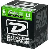 Dunlop Nickel Plated Steel Electric Guitar Strings Medium Heavy 6-Pack