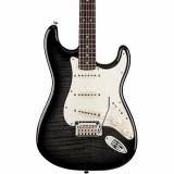 Squier Standard Stratocaster FMT Transparent Ebony