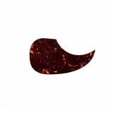 Musiclily Martin-style Teardrop Self-Adhesive Folk Acoustic Guitar Pickguard Scratch Plate Pick Guards, Dark tortoise shell