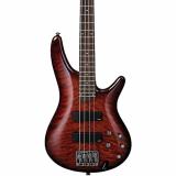 Ibanez SR400QM Electric Bass Guitar (Charcoal Brown Burst)