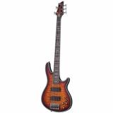 Schecter Hellraiser Extreme-5 5-String Bass Guitar, 3-Tone Sunburst Satin